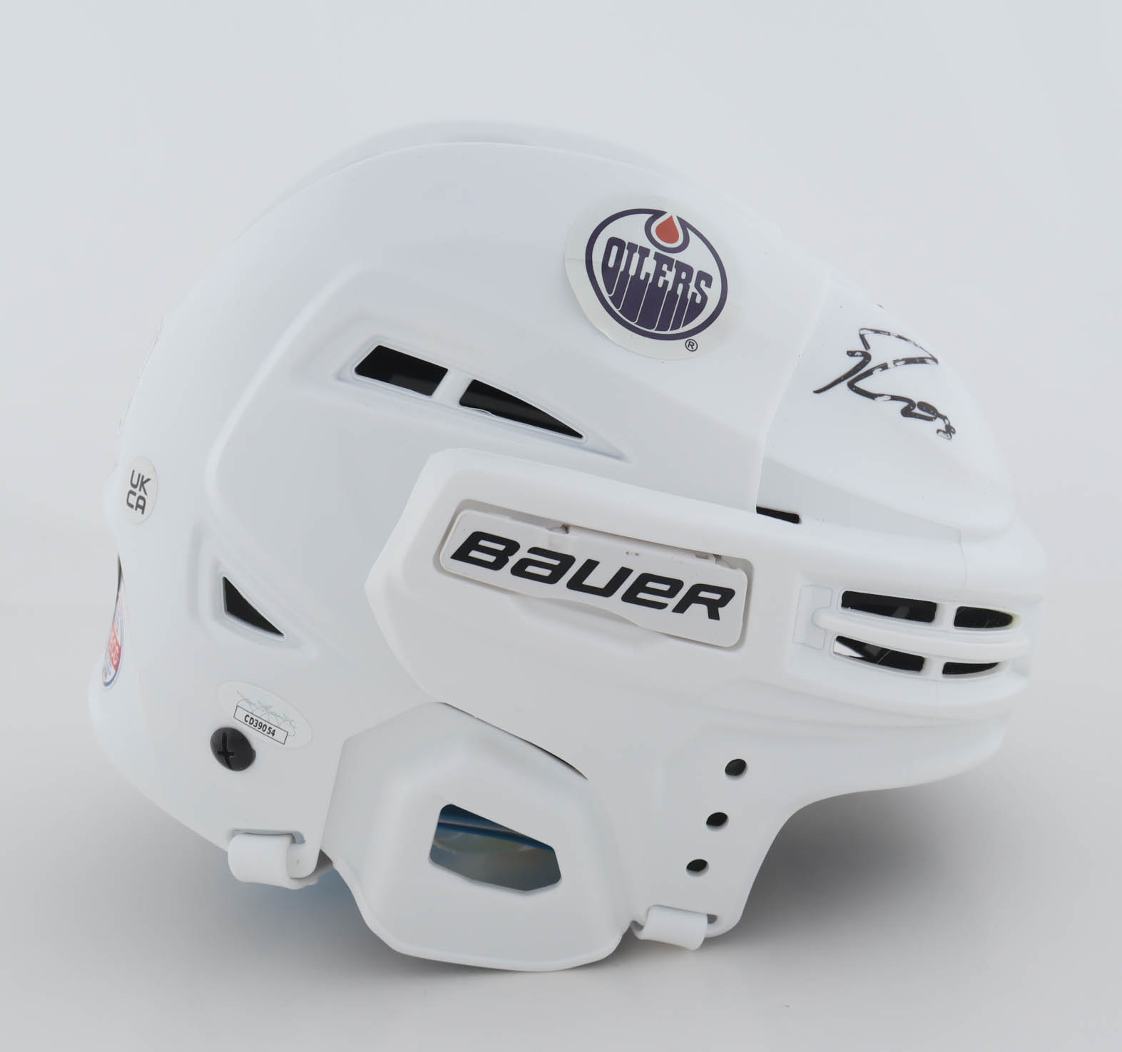 Ryan Nugent-Hopkins Signed Oilers Full-Size Hockey Helmet (JSA) at PristineAuction.com Ryan Nugent-Hopkins Signed Oilers Full-Size Hockey Helmet (JSA) at PristineAuction.com