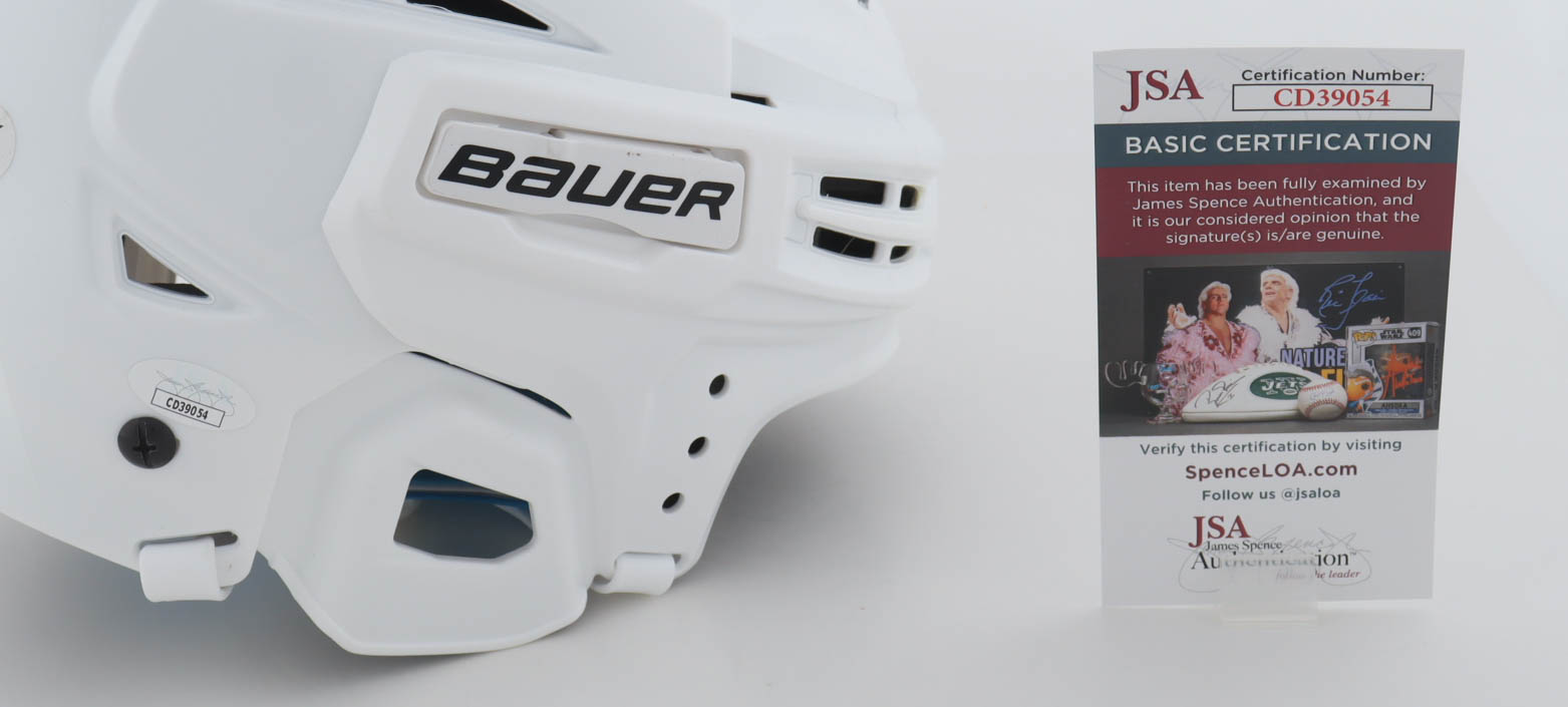 Ryan Nugent-Hopkins Signed Oilers Full-Size Hockey Helmet (JSA) at PristineAuction.com Ryan Nugent-Hopkins Signed Oilers Full-Size Hockey Helmet (JSA) at PristineAuction.com