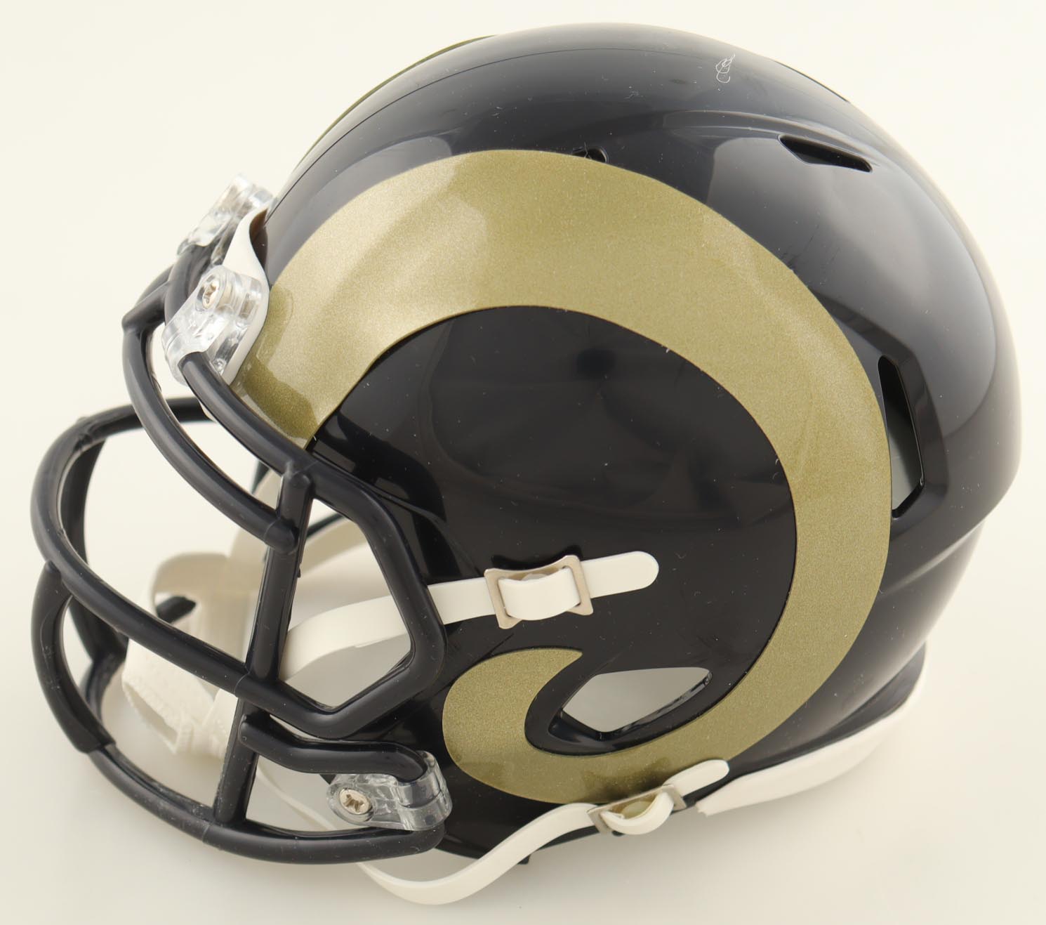 Marshall Faulk Signed Rams Mini Helmet (Beckett) at PristineAuction.com Marshall Faulk Signed Rams Mini Helmet (Beckett) at PristineAuction.com