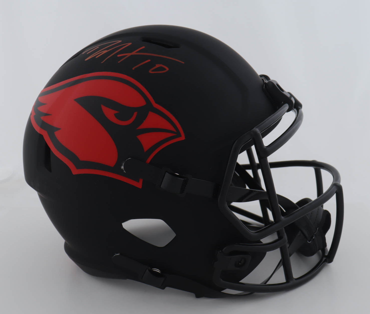 DeAndre Hopkins Signed Cardinals Full-Size Eclipse Alternate Speed Helmet (Beckett) at PristineAuction.com DeAndre Hopkins Signed Cardinals Full-Size Eclipse Alternate Speed Helmet (Beckett) at PristineAuction.com