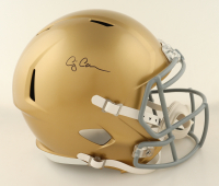 CJ Carr Signed Notre Dame Fighting Irish Full-Size Speed Helmet (Beckett) at PristineAuction.com