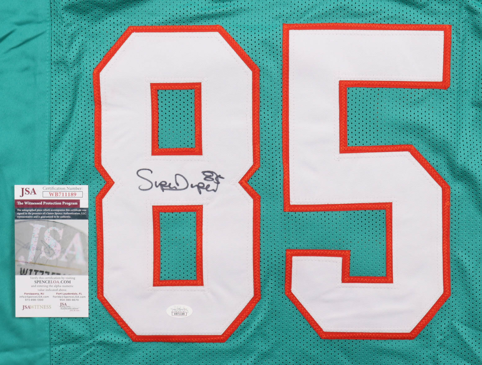 Mark "Super" Duper Signed Jersey (JSA) at PristineAuction.com Mark "Super" Duper Signed Jersey (JSA) at PristineAuction.com