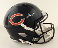Kyle Monangai Signed Bears Full-Size Speed Helmet (JSA) at PristineAuction.com