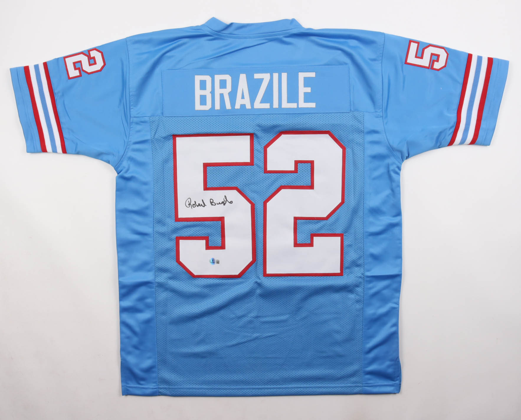 Robert Brazile Signed Jersey (Beckett) at PristineAuction.com Robert Brazile Signed Jersey (Beckett) at PristineAuction.com