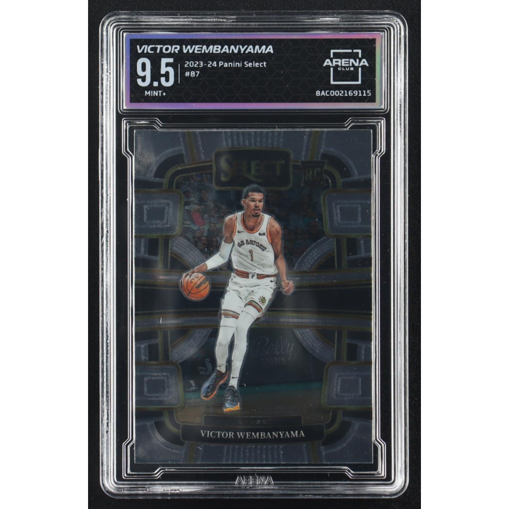 Victor Wembanyama 2023-24 Panini Select #87 RC (Arena Club 9.5) at PristineAuction.com