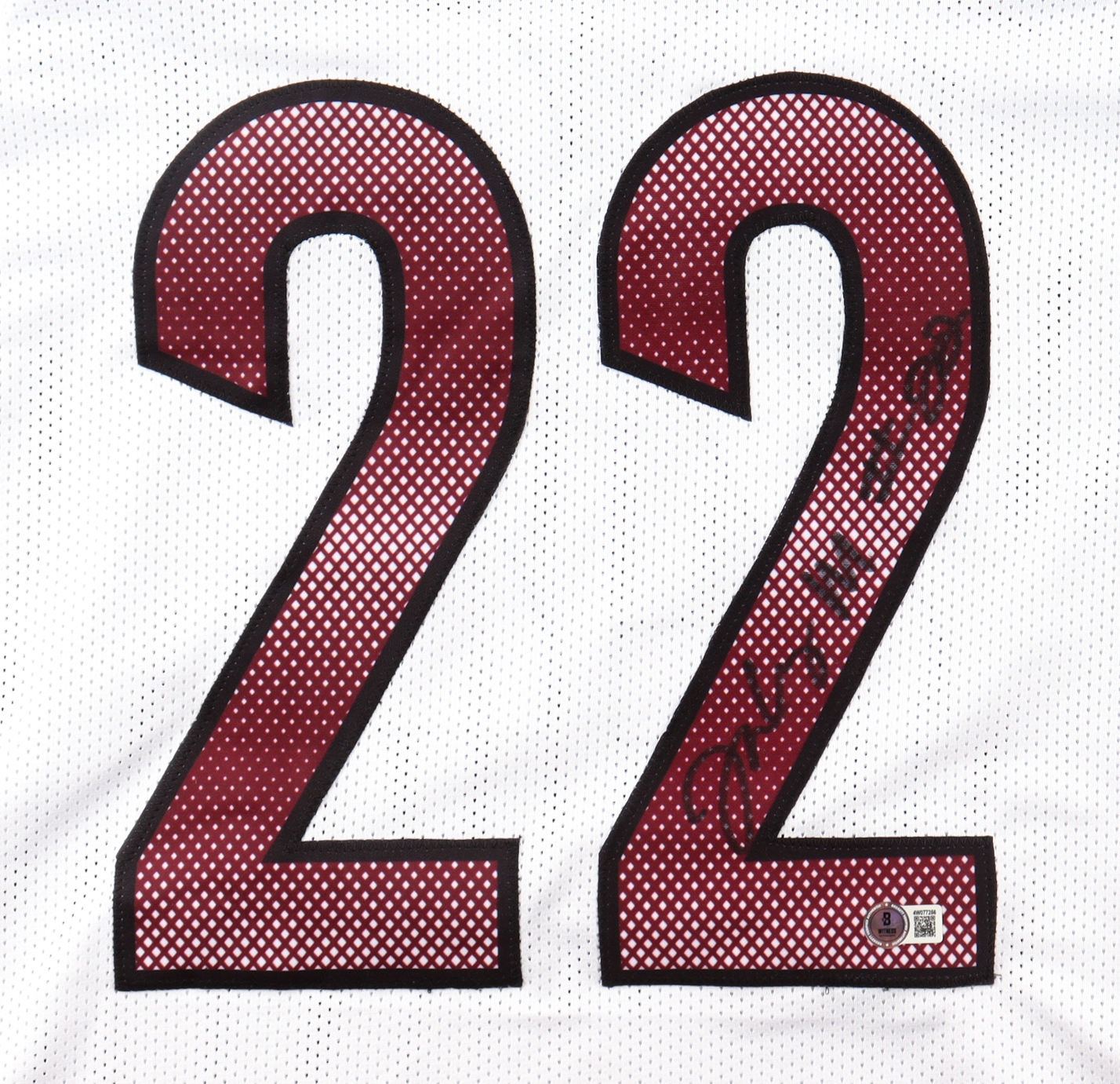 Jacory Croskey-Merritt Signed Jersey (Beckett) at PristineAuction.com Jacory Croskey-Merritt Signed Jersey (Beckett) at PristineAuction.com