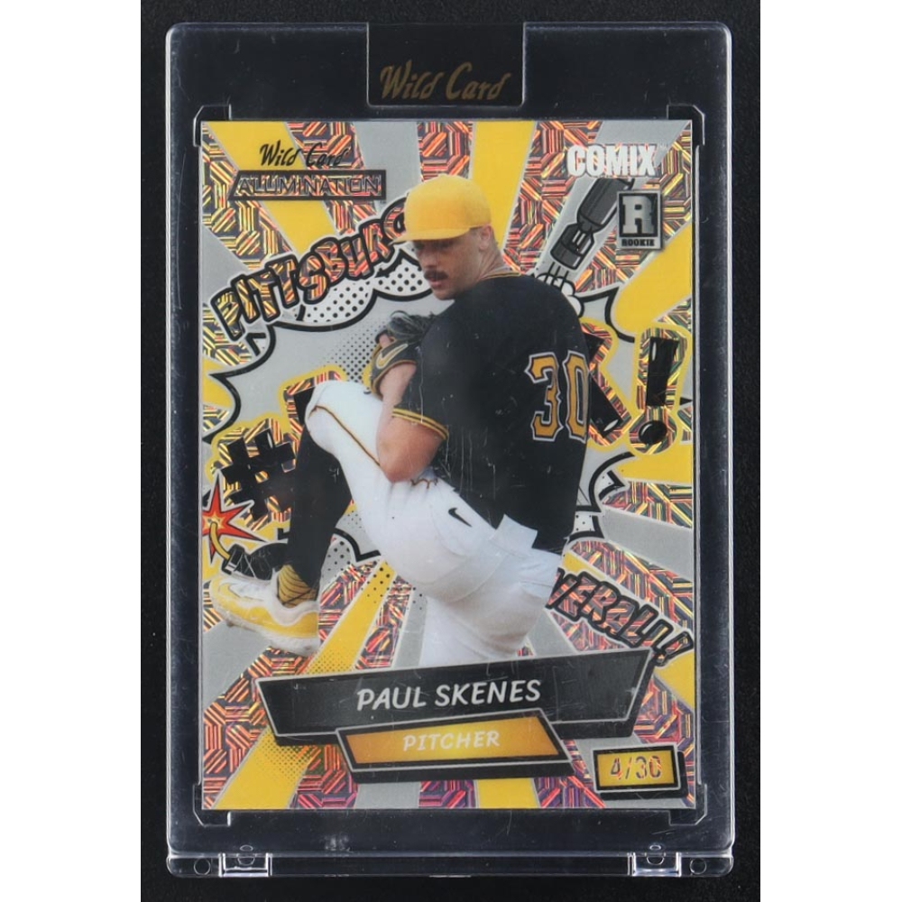 Paul Skenes 2024 Wild Card  Alumination Comix #ACSN-PS3 RC #4/30 at PristineAuction.com