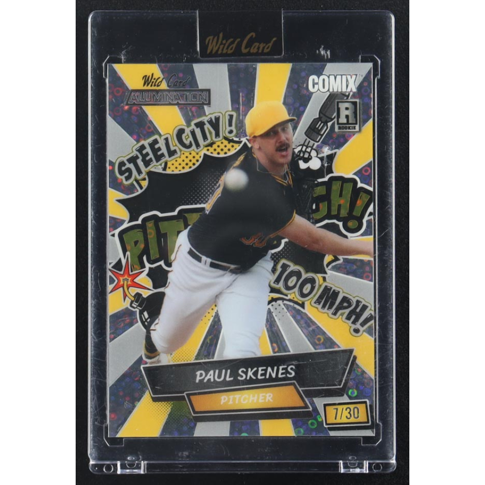 Paul Skenes 2024 Wild Card Alumination Comix #ACBP-PS4 RC #7/30 at PristineAuction.com