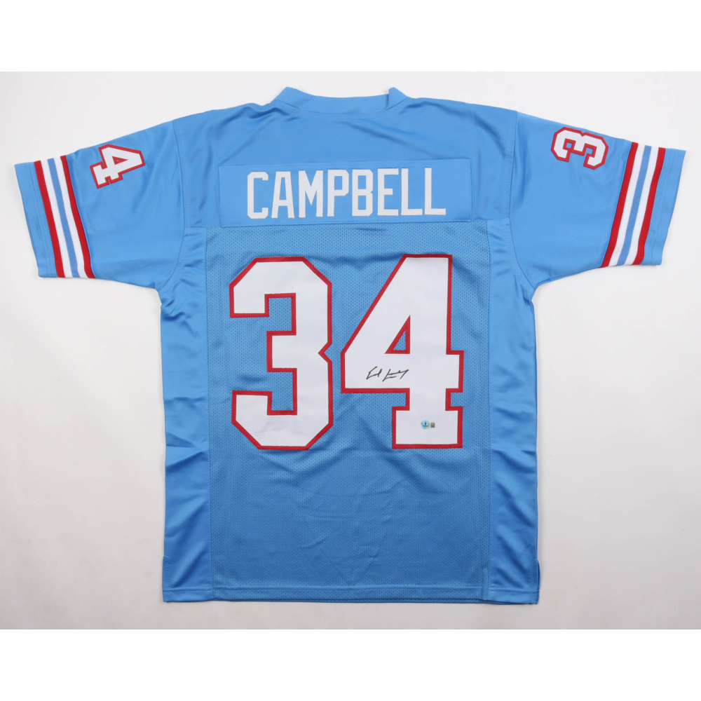 Earl Campbell Signed Jersey (Beckett) at PristineAuction.com