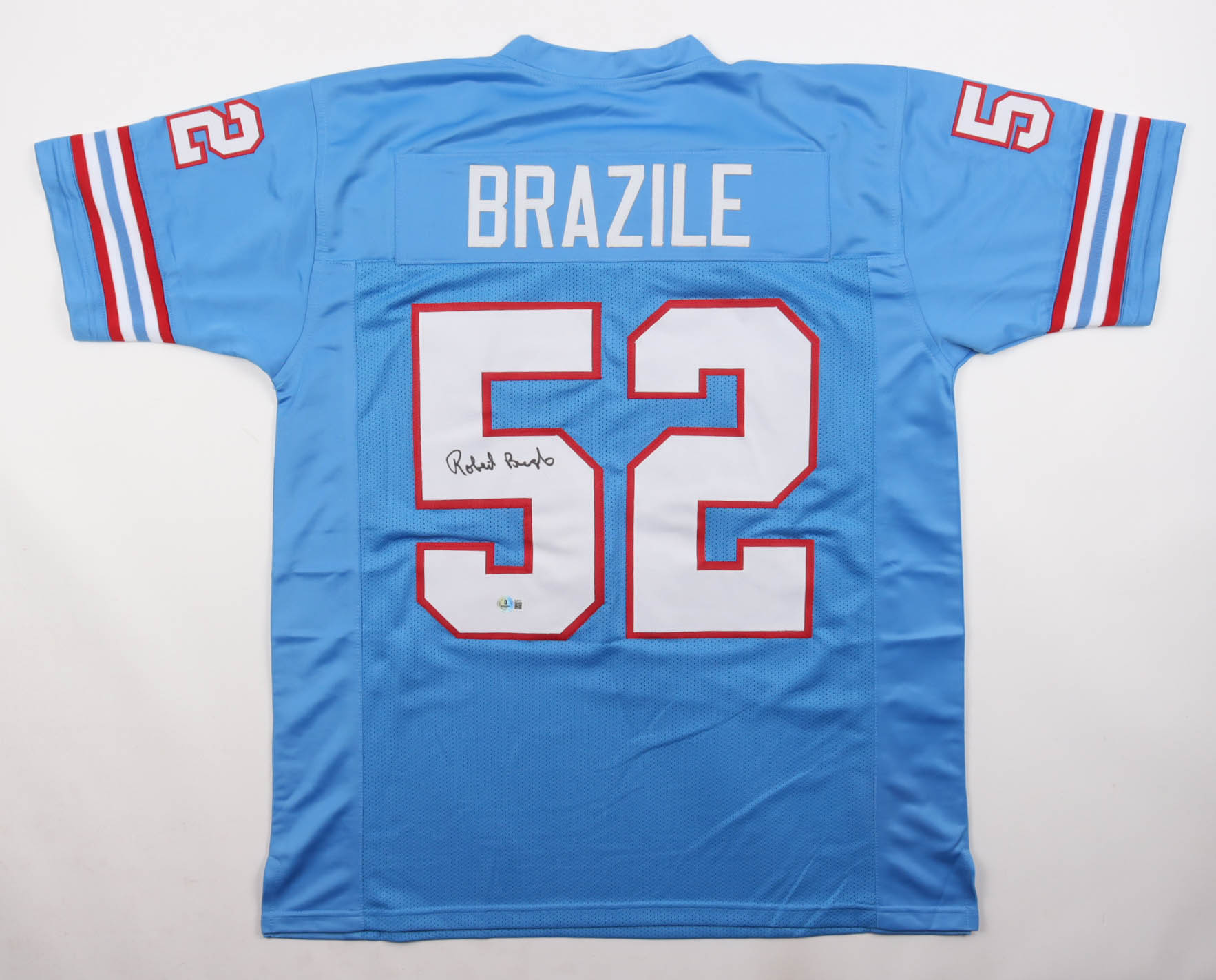 Robert Brazile Signed Jersey (Beckett) at PristineAuction.com Robert Brazile Signed Jersey (Beckett) at PristineAuction.com