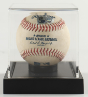 Mookie Betts Game-Used OML Baseball With Display Case (MLB) at PristineAuction.com