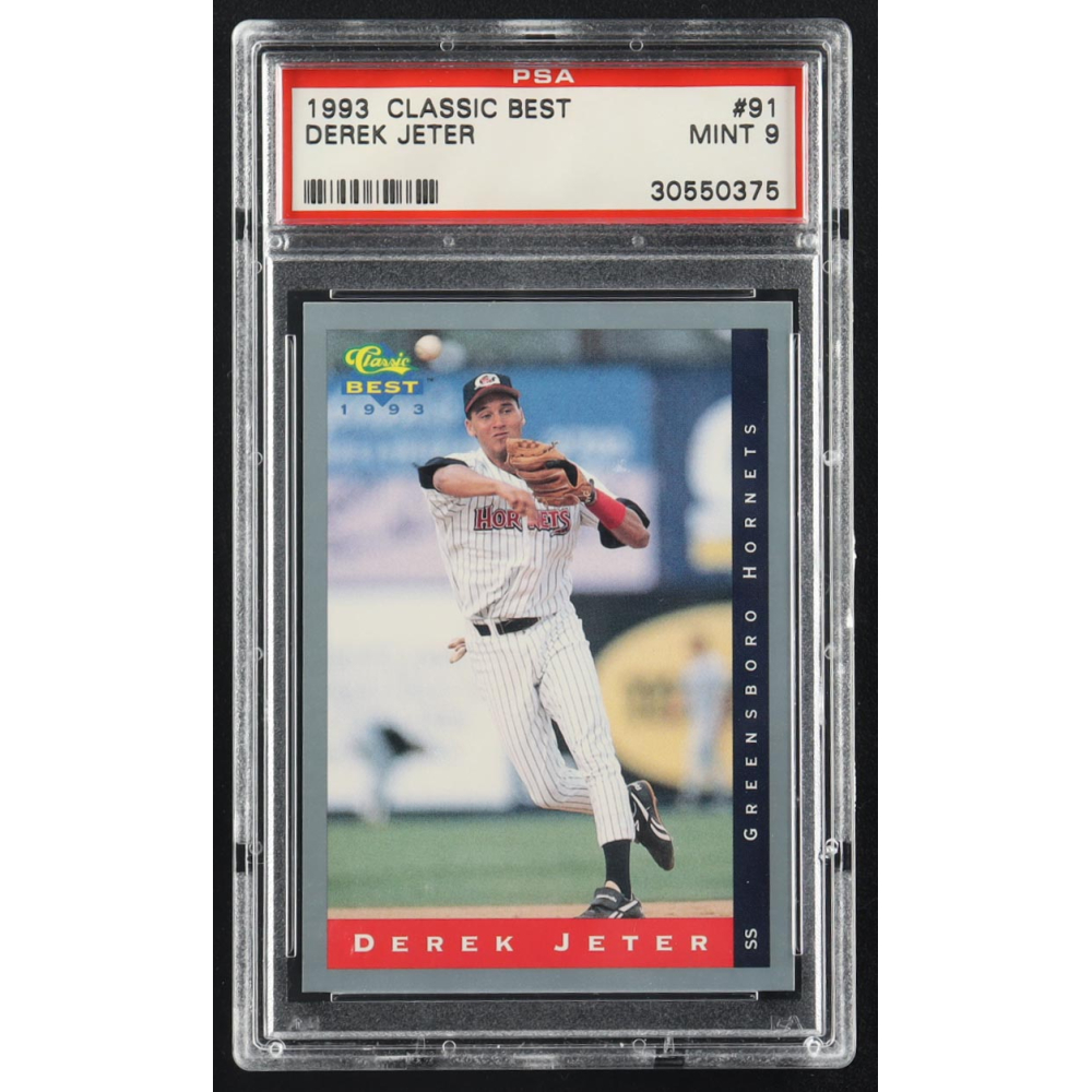 Derek Jeter 1993 Classic Best #91 RC (PSA 9) at PristineAuction.com