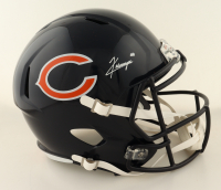 Kyle Monangai Signed Bears Full-Size Speed Helmet (JSA) at PristineAuction.com
