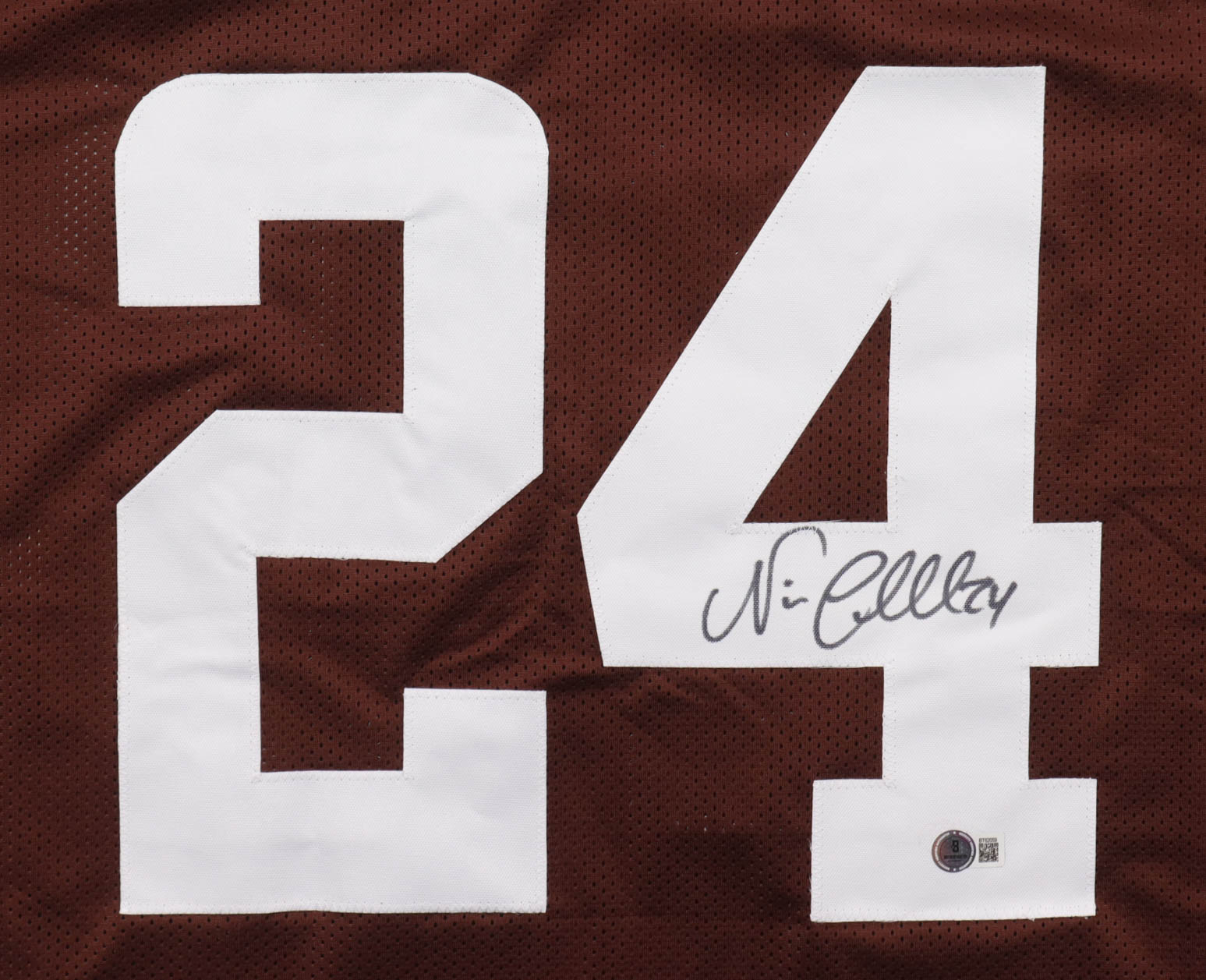 Nick Chubb Signed Jersey (Beckett) at PristineAuction.com Nick Chubb Signed Jersey (Beckett) at PristineAuction.com