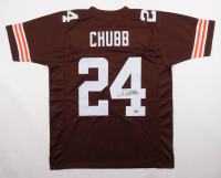 Nick Chubb Signed Jersey (Beckett) at PristineAuction.com