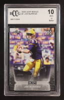 Joe Burrow 2020 Leaf Draft #1 RC (BCCG 10) at PristineAuction.com