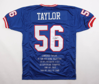 Lawrence Taylor Signed Career Highlight Stat Jersey (JSA) at PristineAuction.com