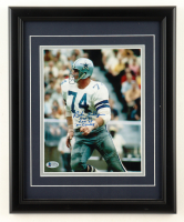 Bob Lilly Signed Custom Framed Photo Display Inscribed "ROH '75", "Mr. Cowboy" & "HOF 80" (Beckett) at PristineAuction.com