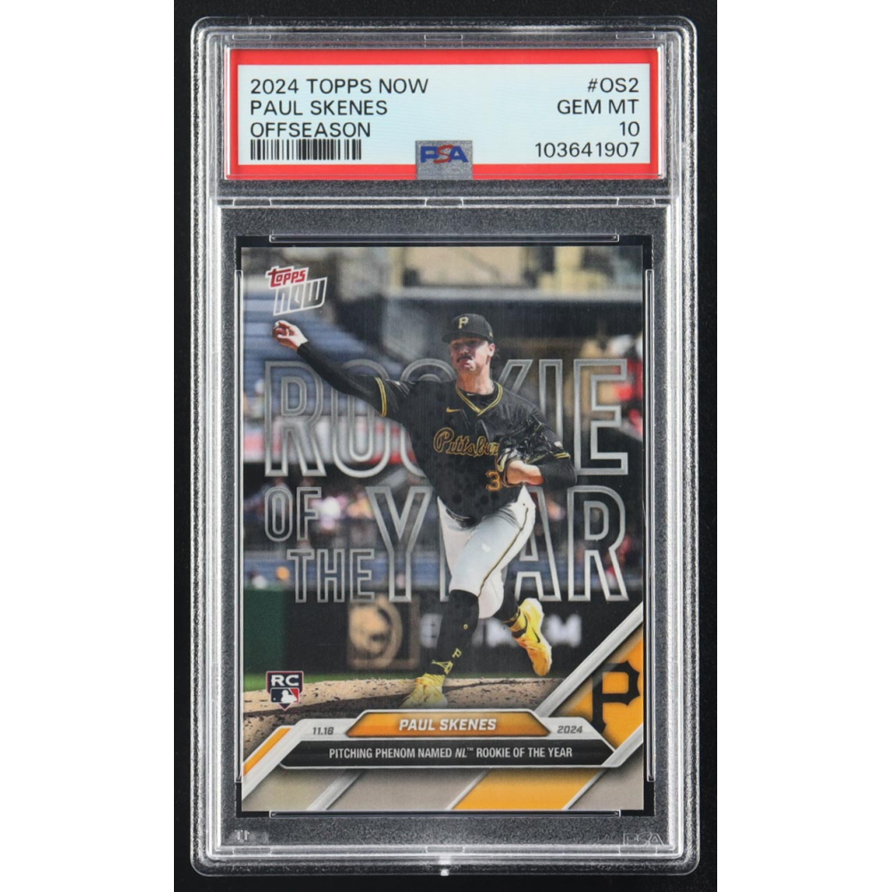Paul Skenes 2024 Topps Now Offseason #OS2 RC (PSA 10) at PristineAuction.com