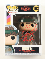 Gaten Matarazzo Signed "Stranger Things" #1463 Dustin Funko Pop! Vinyl Figure Inscribed "Dustin" (Beckett) at PristineAuction.com
