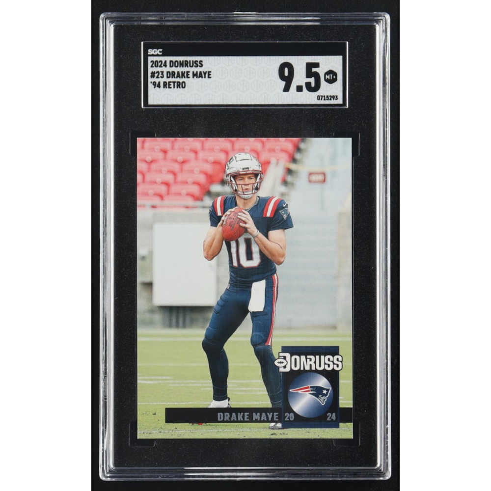 Drake Maye 2024 Panini Donruss '94 Retro #23 RC (SGC 9.5) at PristineAuction.com