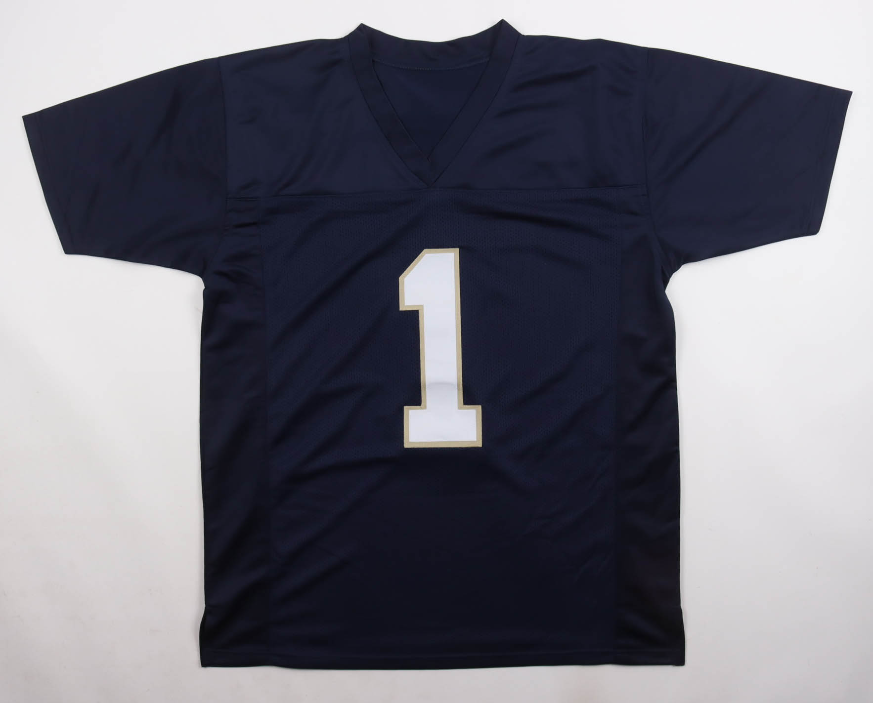 Lou Holtz Signed Jersey (Beckett) at PristineAuction.com Lou Holtz Signed Jersey (Beckett) at PristineAuction.com