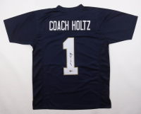Lou Holtz Signed Jersey (Beckett) at PristineAuction.com