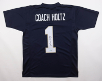 Lou Holtz Signed Jersey (Beckett) at PristineAuction.com