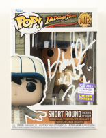 Ke Huy Quan Signed "Indiana Jones" #1412 Funko Pop! Vinyl Figure Inscribed "Short Round" (Beckett) at PristineAuction.com