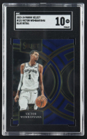 Victor Wembanyama 2023-24 Panini Select Blue Retail #121 RC (SGC 10) at PristineAuction.com