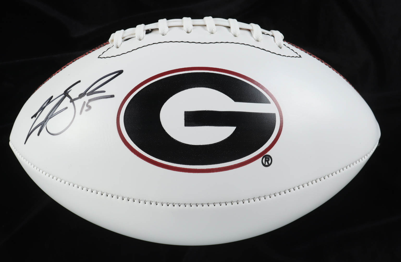 Carson Beck Signed Georgia Bulldogs Logo Football (Beckett) at PristineAuction.com Carson Beck Signed Georgia Bulldogs Logo Football (Beckett) at PristineAuction.com