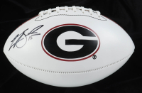 Carson Beck Signed Georgia Bulldogs Logo Football (Beckett) at PristineAuction.com