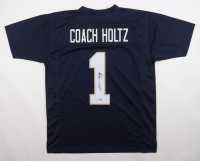 Lou Holtz Signed Jersey (Beckett) at PristineAuction.com