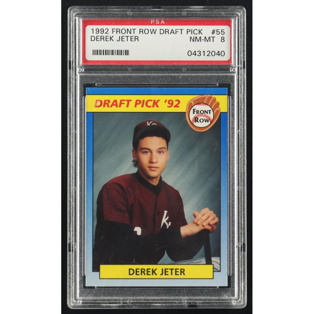 Derek Jeter 1992 Front Row Draft Pick #55 RC (PSA 8) at PristineAuction.com