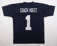 Lou Holtz Signed Jersey (Beckett) at PristineAuction.com