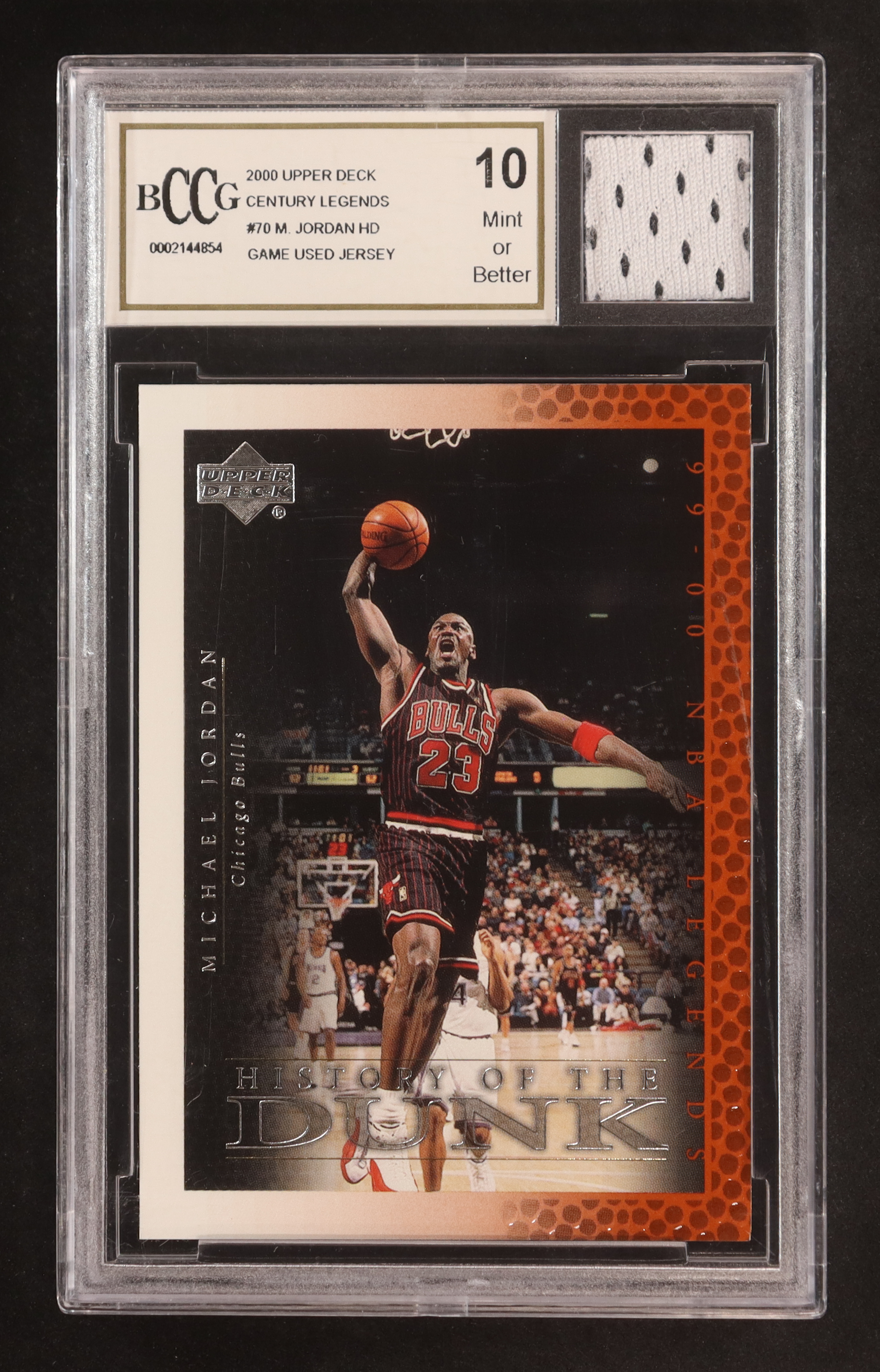 Michael Jordan HD 2000 Upper Deck Century Legends #70 (BCCG 10) at PristineAuction.com Michael Jordan HD 2000 Upper Deck Century Legends #70 (BCCG 10) at PristineAuction.com