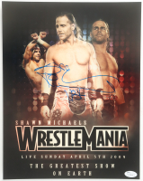 Shawn Michaels Signed "Wrestle Mania" 11x14 Photo Inscribed "HBK" (JSA) at PristineAuction.com