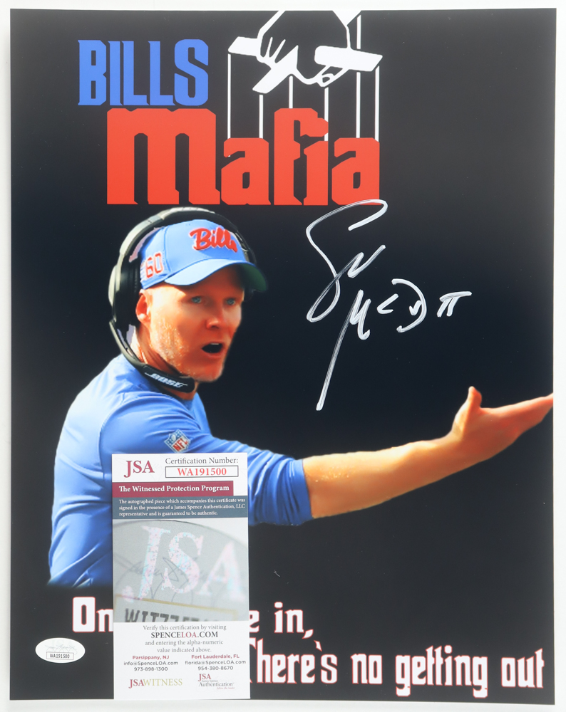 Sean McDermott Signed Bills 11x14 Photo (JSA) at PristineAuction.com Sean McDermott Signed Bills 11x14 Photo (JSA) at PristineAuction.com