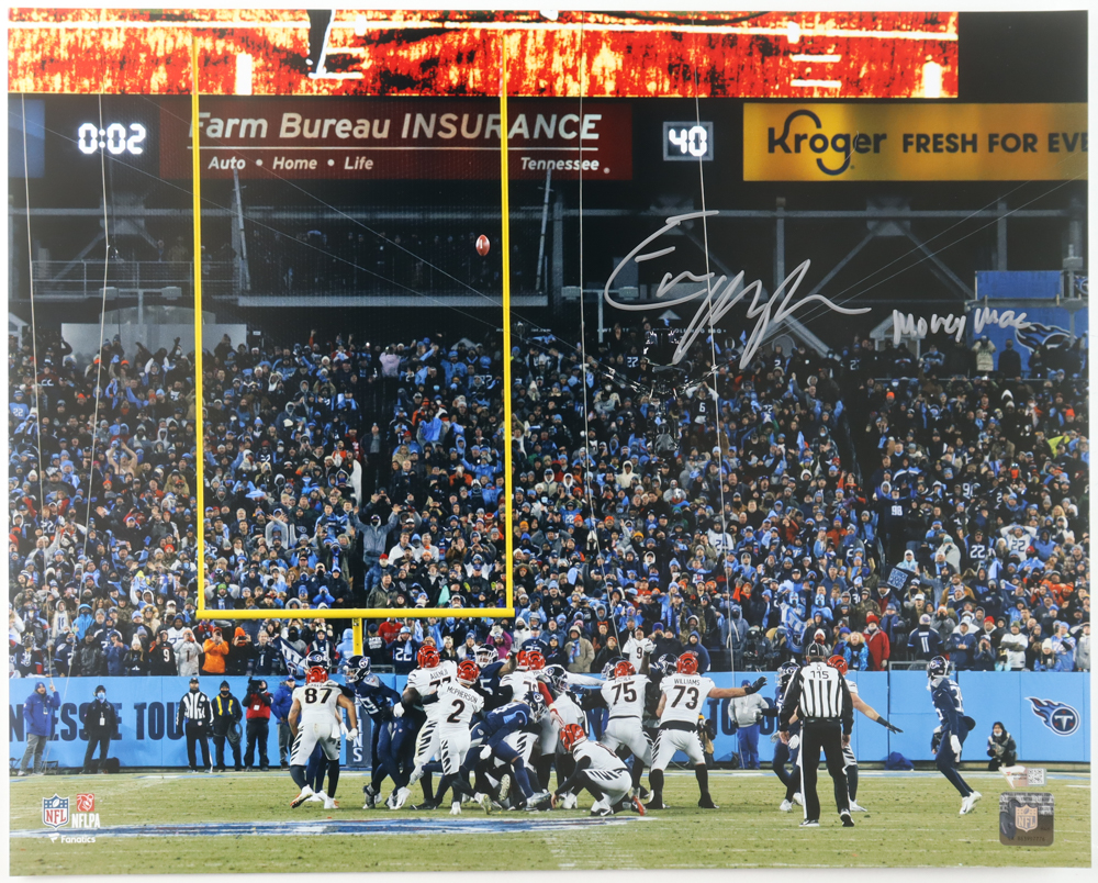 Evan McPherson Signed Bengals 16x20 Photo Inscribed "Money Mac" (Fanatics) at PristineAuction.com Evan McPherson Signed Bengals 16x20 Photo Inscribed "Money Mac" (Fanatics) at PristineAuction.com