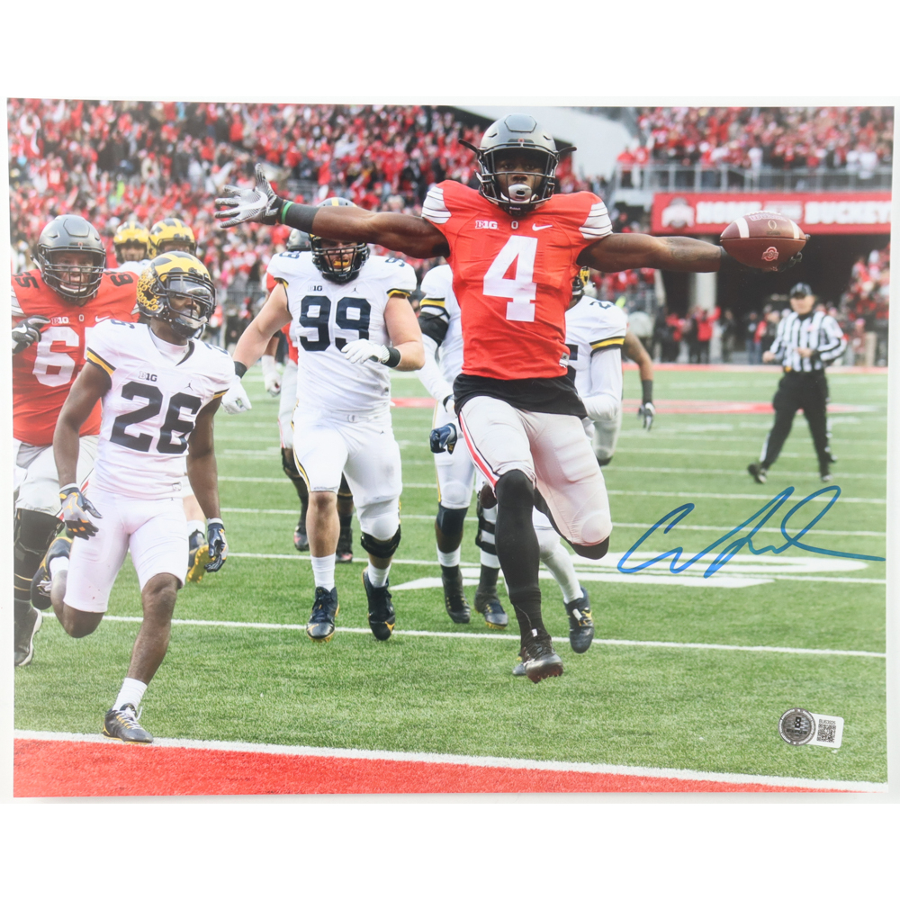 Curtis Samuel Signed Ohio State Buckeyes 11x14 Photo (Beckett) at PristineAuction.com