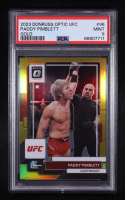 Paddy Pimblett 2023 Donruss Optic UFC Gold #96 #01/10 (PSA 9) at PristineAuction.com
