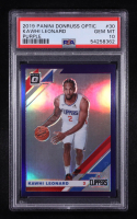 Kawhi Leonard 2019-20 Donruss Optic Purple #30 (PSA 10) at PristineAuction.com