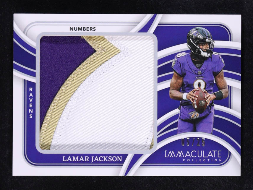 Lamar Jackson 2024 Immaculate Collection Immaculate Numbers #13 #05/25 at PristineAuction.com Lamar Jackson 2024 Immaculate Collection Immaculate Numbers #13 #05/25 at PristineAuction.com