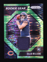 Caleb Williams 2024 Panini Prizm Rookie Gear Neon Green Pulsar #1 RC at PristineAuction.com