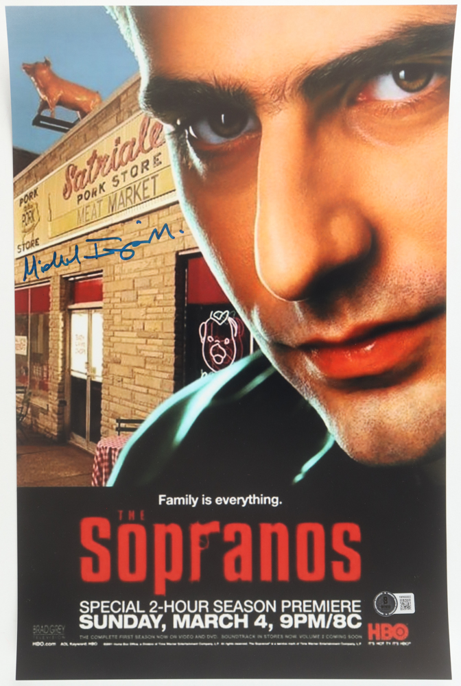 Michael Imperioli Signed "The Sopranos" 11x17 Photo (Beckett) at PristineAuction.com Michael Imperioli Signed "The Sopranos" 11x17 Photo (Beckett) at PristineAuction.com