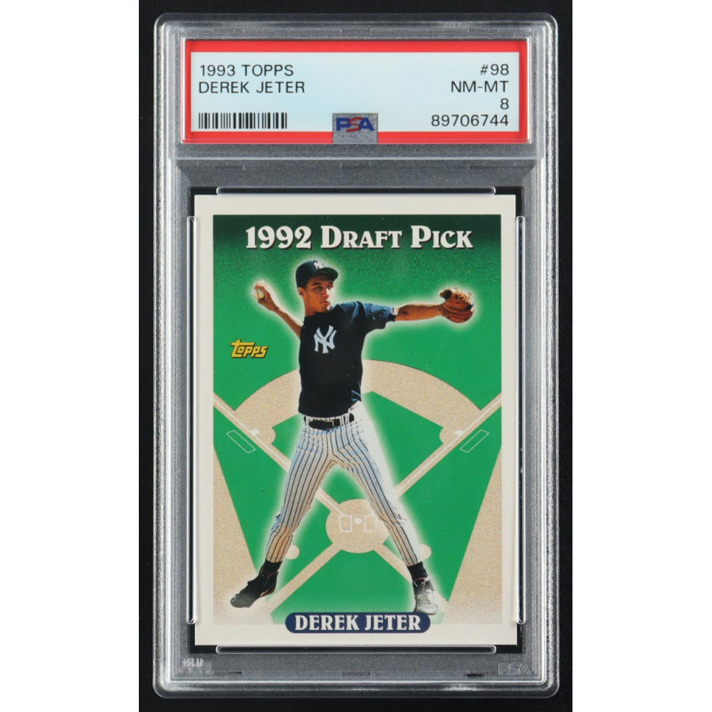 Derek Jeter 1993 Topps #98 RC (PSA 8) at PristineAuction.com