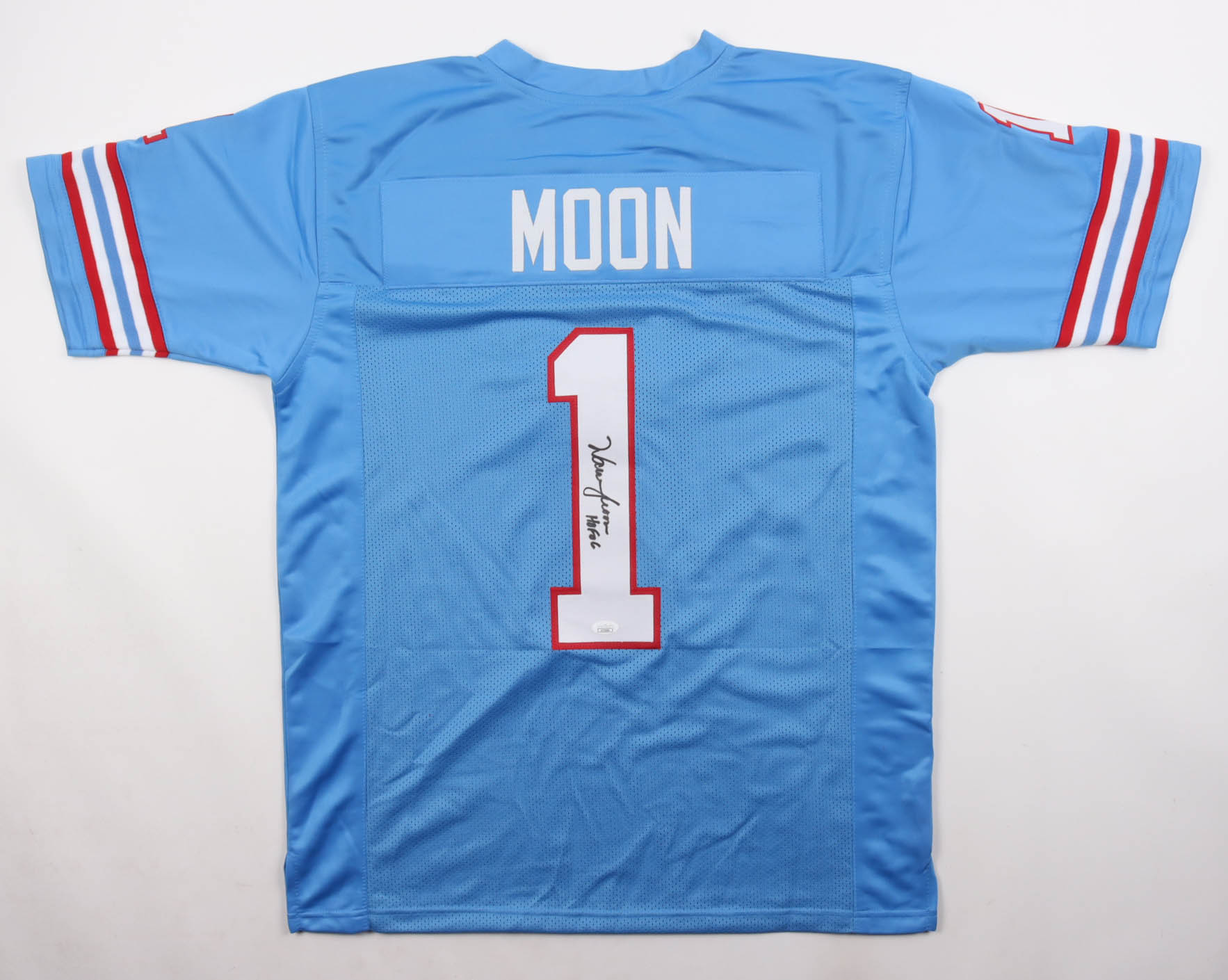 Warren Moon Signed Jersey Inscribed "HOF 06" (JSA) at PristineAuction.com Warren Moon Signed Jersey Inscribed "HOF 06" (JSA) at PristineAuction.com
