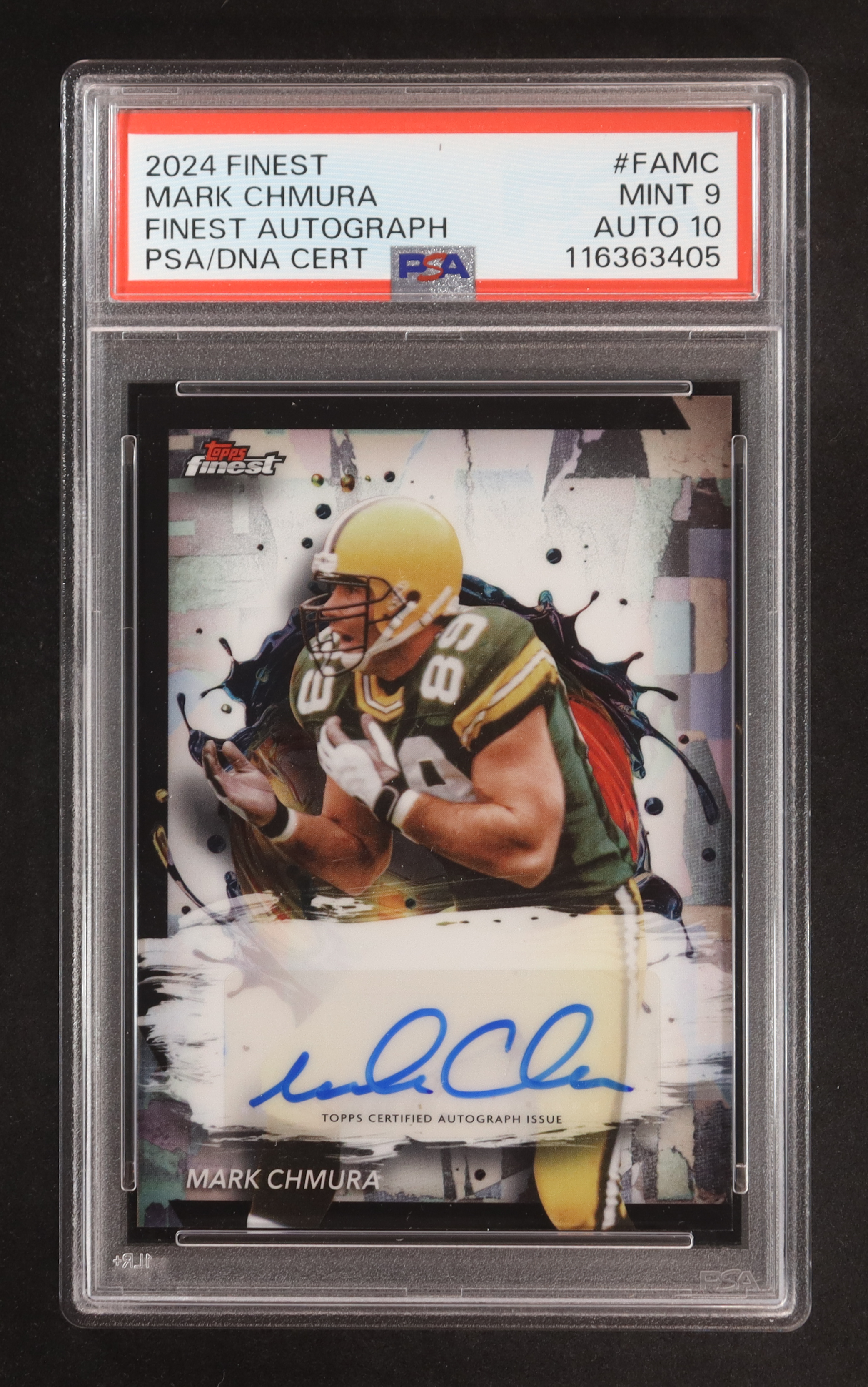 Mark Chmura 2024 Finest Autographs #FAMC RC (PSA 9 | Autograph Graded PSA 10) at PristineAuction.com Mark Chmura 2024 Finest Autographs #FAMC RC (PSA 9 | Autograph Graded PSA 10) at PristineAuction.com