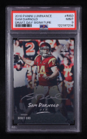 Sam Darnold 2018 Panini Luminance Draft Day Signatures Silver #45 RC (PSA 9) at PristineAuction.com