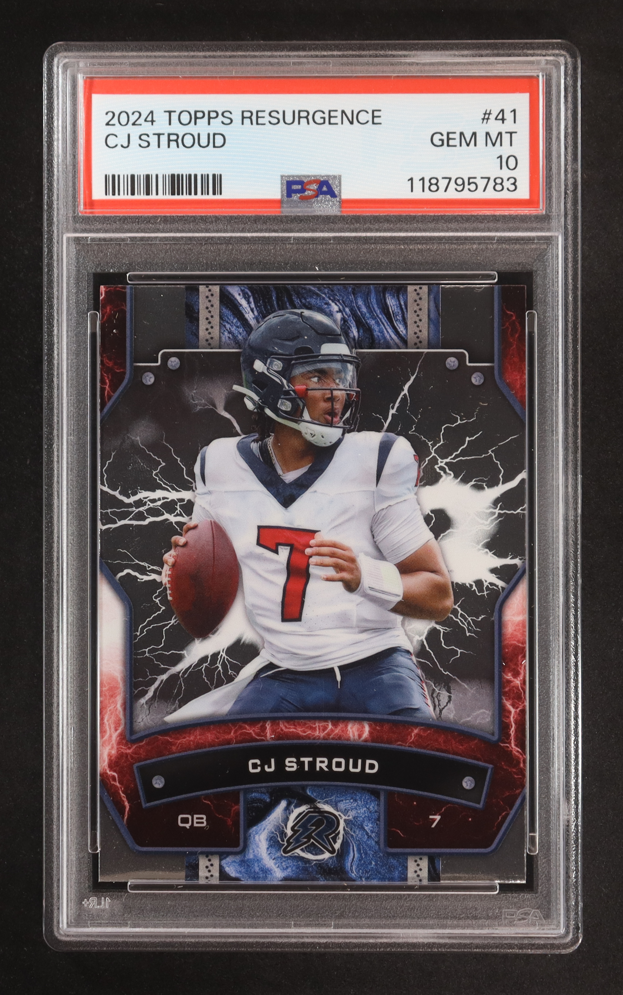 CJ Stroud 2024 Topps Resurgence #41 (PSA 10) at PristineAuction.com CJ Stroud 2024 Topps Resurgence #41 (PSA 10) at PristineAuction.com